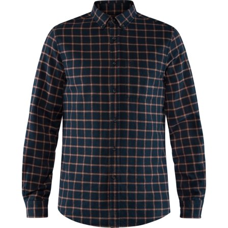 Fjällräven Men's Övik Flannel Shirt Men long-sleeved shirts Blue S