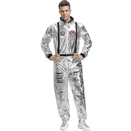 Astronautdragt Rumdragt Jumpsuit til kvinder Halloweenfest en