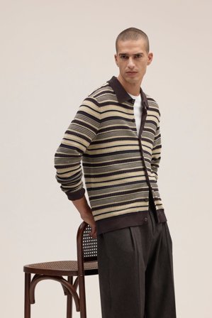 NN.07 Nolan Polo Herren Braun