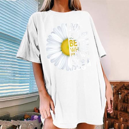 Kortärmad T-shirt För Kvinnor, Boho T-shirt