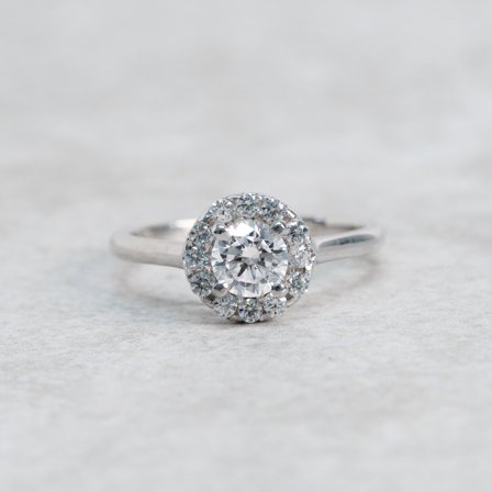 Förlovningsring Pion, 18K Vitguld - Förlovning- och vigselringar