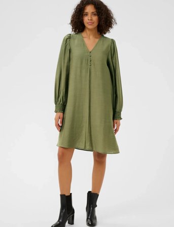 Kaffe Kalufia Dress - Green - 36