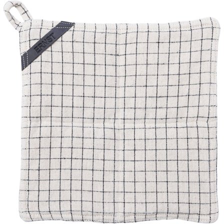 Ernst Ternet grydelap 25 cm, beige/sort | KitchenOne