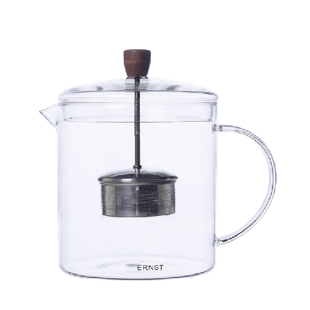 ERNST Tekanna i glas 1,5L Tekannor Transparant Ø13,5 h18