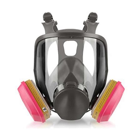 Helmask Gasmask - 6800 Återanvändbar Andningsmask med 60926 Luftfilter för Organisk Ånga, Damm, P