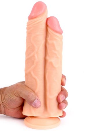 Kiotos Double COX Flesh 28cm Dobbeldildo