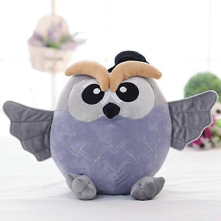 Färgglad Uggla Docka Personlighet Söta Uggla Kudde Soffa Kudde Plysch Leksak