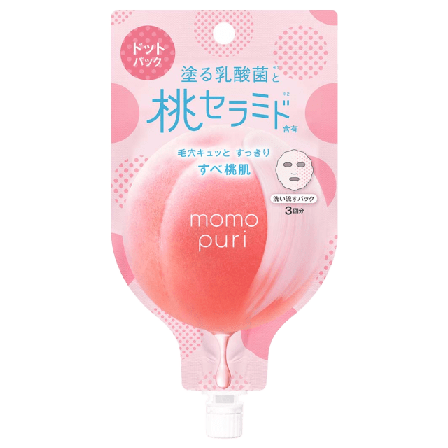 Momopuri Fresh Dot Pack Ansiktsmask & peeling Unisex 12G