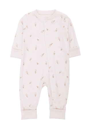 Livly Ice Cream Overall Nyfödd stl. 44-68 Unisex Rosa 80/86