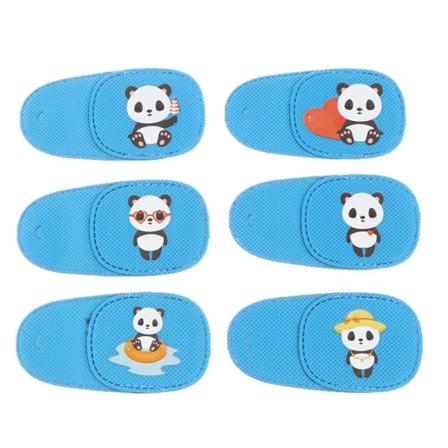 6 stk Amblyopia øyelapp til briller barn voksen doven øyelapp - Perfet Panda Right Eye