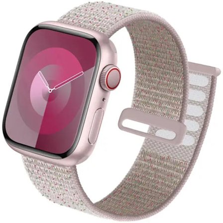 Sportrem för Apple Watch Band 44 mm 40 mm 49 mm 45 mm 41 mm 42 mm 38 mm Nylon Correa iwatch ultra 2 Series 9 8 se 7 6 5 4 3