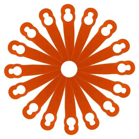 100 kpl muovisia vaihtoteriä STIHL Polycut 2-2 FSA 45 -ruohotrimmereihin, ruohonleikkureihin, ruohonleikkurien ja ajoleikkurien lisävarusteisiin, 