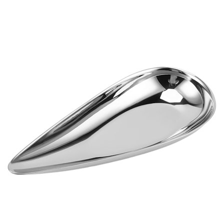 Frukttallerken i rustfritt stål Mini krydderfat Små nøtter Snackhåndkletallerken for hjemmerestaurant L