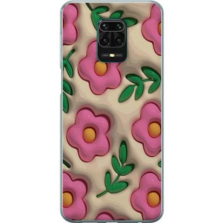 Xiaomi Redmi Note 9 Pro Gjennomsiktig deksel Boblende Blomster