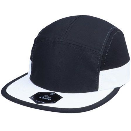 Kumo - Svart 5panel Keps - Cloudfit Black/White 5-Panel @ Hatstore