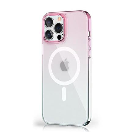 Kingxbar Iphone 13 Skal Magsafe Pqy Gradient Magnetic - Blå/rosa