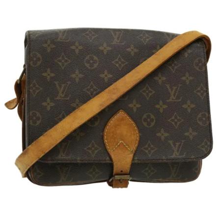 Louis Vuitton Vintage, Pre-owned Canvas louis-vuitton-bags Bruin, unisex, Maat:ONE Size