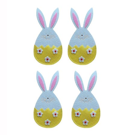 Pääsiäis-astiakassi 4 kpl 4 kpl Kangas Pääsiäis-astiakassi Pääsiäis-koristeet