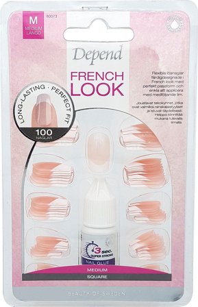 Depend French Fashion 100 pack, Makeup, Kunstige Negle Og Tilbehør, Kunstige Negle