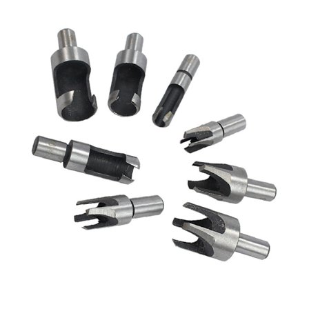 8-osainen korkkiporaussarja puuntyöstöön