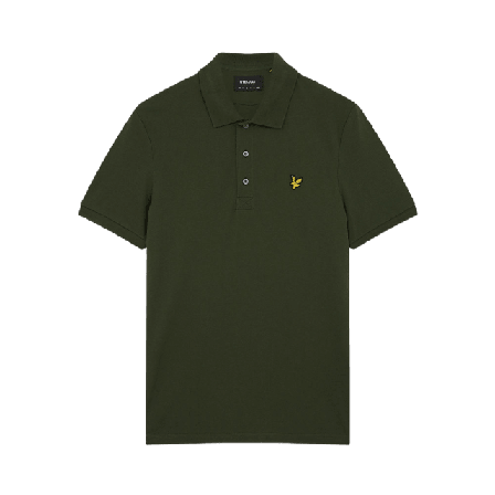 Lyle & Scott Plain Polo Shirt Överdelar Herr Grön XXL