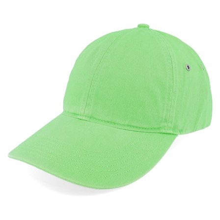 Richardson - Groen unconstructed Cap - 330 Solid Lime Dad Cap @ Hatstore
