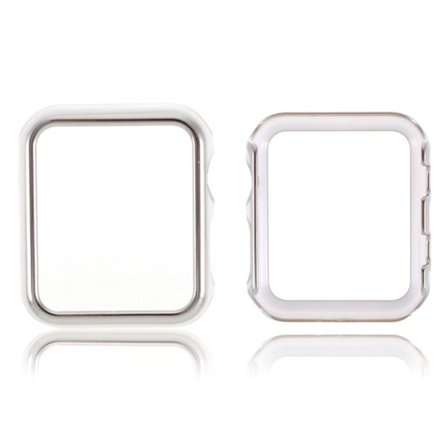 Apple Watch Series 3/2/1 42mm snygg ram - Silver / Vit