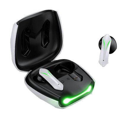 Trådlöst Binaural TWS Spel Headset med Låg Latens Touch Smart 5.2 Bluetooth för Gaming True Wireless In-Ear