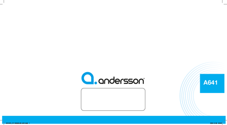 PRODINTERN Top card 340 ANDERSSON A641