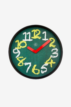 NeXtime - Veggklokke nXt Chalkboard 30 - Grønn - Veggklokker & bordklokker - Fra Homeroom