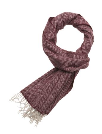 Woven Scarf Accessories Scarves Winter Scarves Punainen Amanda Christensen