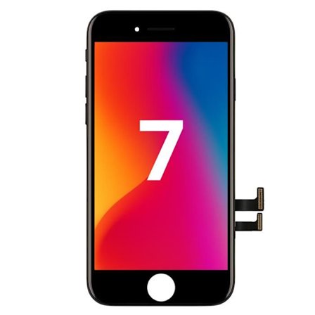 Erstatnings LCD-skærm til iPhone 7 – Samlet berøringsglas Phonillico