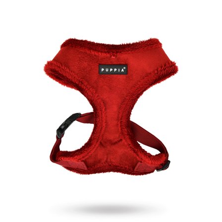Puppia - TERRY Röd - Fodrad Hundsele - Hundsele