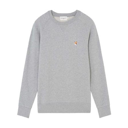 Maison Kitsuné, Sweatshirt Grijs, Heren, Maat:L