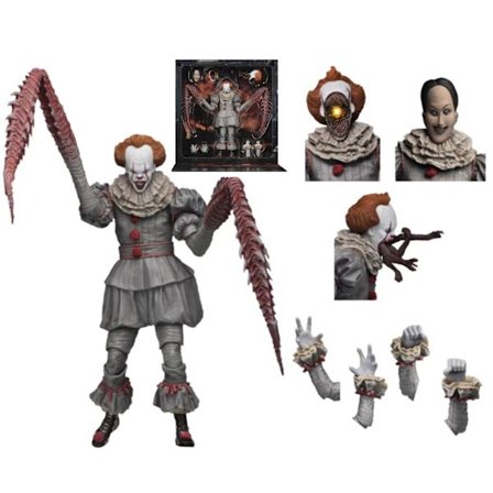 It Pennywise Anime -hahmo Lelukeräilymalli Patsas Lelut PVC-hahmot Työpöydän koristeet Fanien keräilymalli