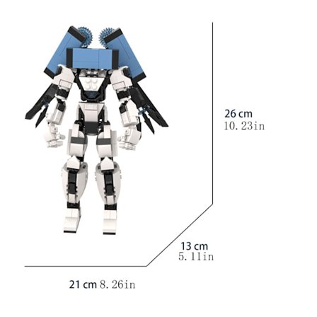 Skibidi Toalettblock Titans Cameraman Titans Speaker Man Building Blocks Figur