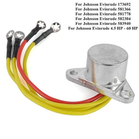 Säädin-suuntaaja Johnson Evinrude 45 55 75 60 5 6 99 48 8 50 15 20 25 28 30 35 40 45 60 HP 173692 581366 581778 582304