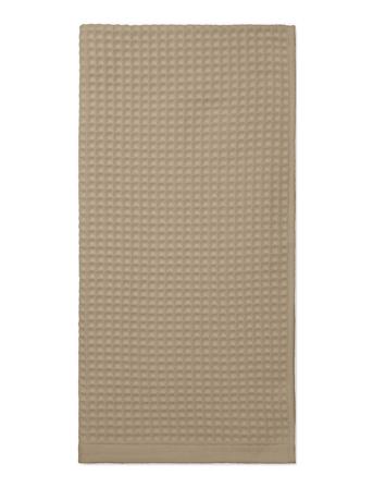 Waffle Handduk Home Textiles Bathroom Textiles Towels & Bath Towels Beige Elvang