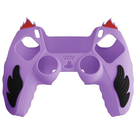 Playstation 5 / PS5 Silikon Skin Skal Fodral Anti-Slip Skydd Flame Design - Lila