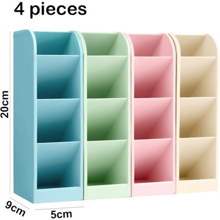 4 stk. Penneholder Organizer, Multifunksjonell Penneholder, Penneholder