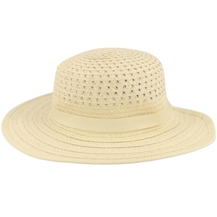 Seeberger - Beige straw Chapeau - Paperbraid Mix Cap Linen Straw Hat @ Hatstore