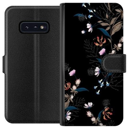 Samsung Galaxy S10e Tegnebogsetui Blomster