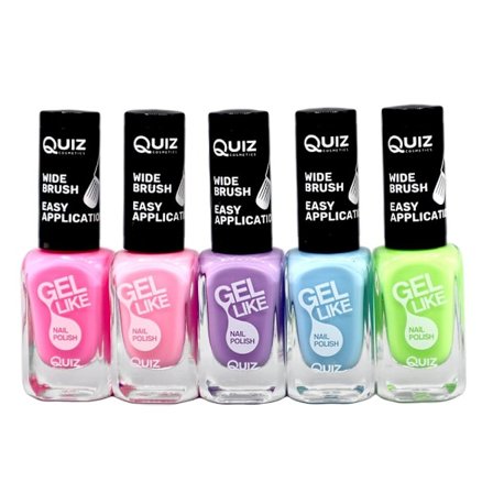 5st nagellack, nail polish - Pastell