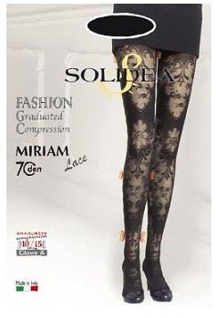 Solidea Miriam 70 Lace Collant Pizzo Colore Nero Taglia 3 - M/L