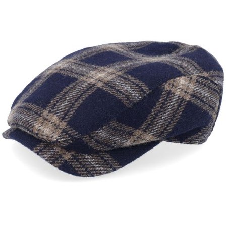 Wigéns - Blå flatcap Keps - Ivy Contemporary Cap Navy Flat Cap @ Hatstore