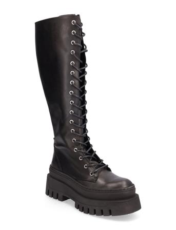Carina Boot Høye Støvletter Svart Steve Madden*Betinget Tilbud