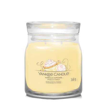 Yankee Candle Signature Jar Candles Vanilla Cupcake 368g - Candela Profumata