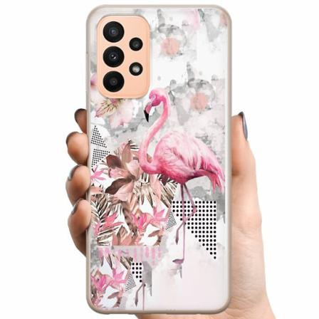 Samsung Galaxy A23 5g Tpu Mobilskal Flamingo