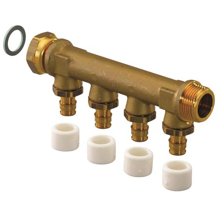 Uponor 1870283 Fördelare c/c 35 mm, G20 4 avstick, Installation