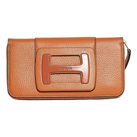 Hogan Wallets & Cardholders Brun, Dame Punge og Kortholder, Størrelse: ONE Size